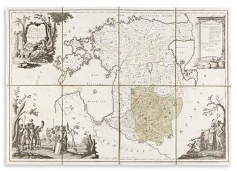 (BALTIC STATES.) Ludwig August Mellin. [Atlas von Liefland].